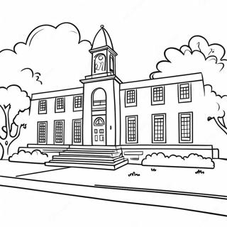 Fun College Campus Coloring Page 30649-27513