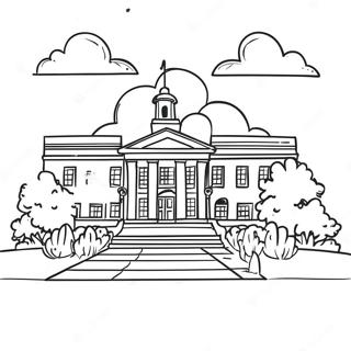 Fun College Campus Coloring Page 30649-27514