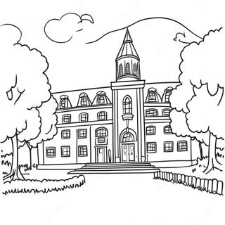 Fun College Campus Coloring Page 30649-27515