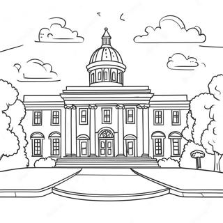 Fun College Campus Coloring Page 30649-27516