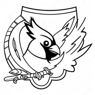 Arizona Cardinals Logo Coloring Page 30658-27518