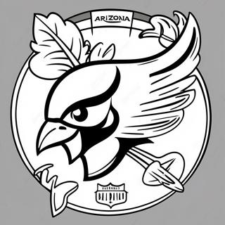 Arizona Cardinals Logo Coloring Page 30658-27519