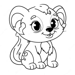 Adorable Animal Sticker Coloring Page 30669-27529