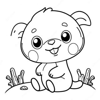 Adorable Animal Sticker Coloring Page 30669-27531