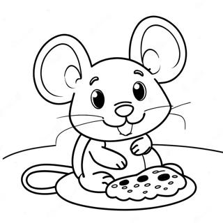 If You Give A Mouse A Cookie Coloring Page 3068-2507