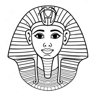 Ancient Egyptian Pharaoh Coloring Page 30699-27553