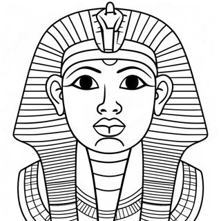 Ancient Egyptian Pharaoh Coloring Page 30699-27555