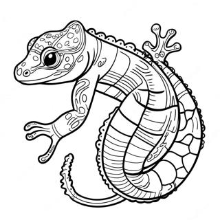 Salamander Coloring Pages