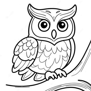 Finished Owl Coloring Page 30718-27566