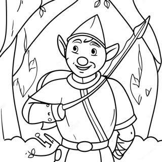 Robin Hood With Merry Men Coloring Page 30739-27588