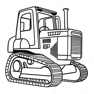 Bulldozer Coloring Pages