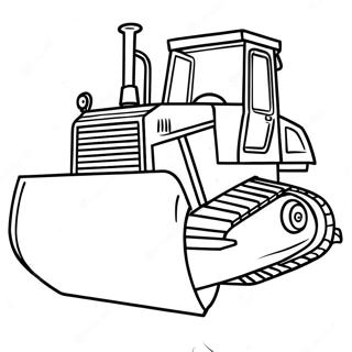 Bulldozer Coloring Page 30758-27600