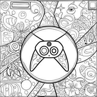 Xbox Logo Coloring Page 30768-27606