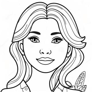 Pretty Girl Coloring Pages