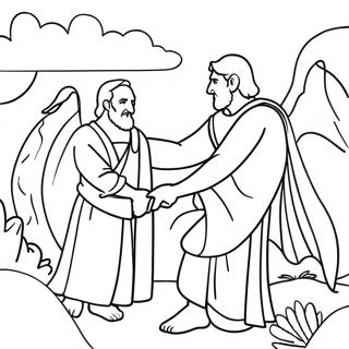 Saul S Transformation To Paul Coloring Page 30829-27657