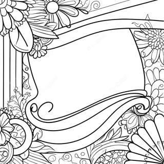 Blank Flag Template Coloring Page 30848-27671