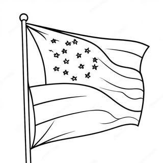 Colorful Blank Flag Template Coloring Page 30849-27675