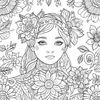 Johanna Basford Floral Fantasy Coloring Page 30869-27689