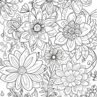 Johanna Basford Floral Fantasy Coloring Page 30869-27690