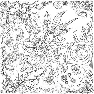 Johanna Basford Floral Fantasy Coloring Page 30869-27691