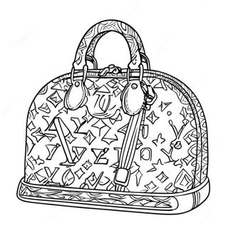 Louis Vuitton Logo Coloring Page 30908-27719