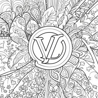 Louis Vuitton Logo Coloring Page 30908-27720