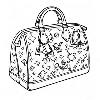 Louis Vuitton Handbag Coloring Page 30909-27722