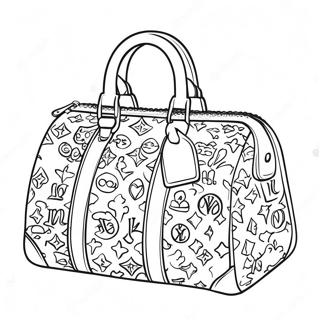 Louis Vuitton Handbag Coloring Page 30909-27723