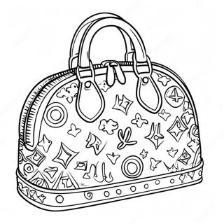 Louis Vuitton Handbag Coloring Page 30909-27724