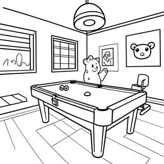 Rec Room Coloring Page 30938-27742