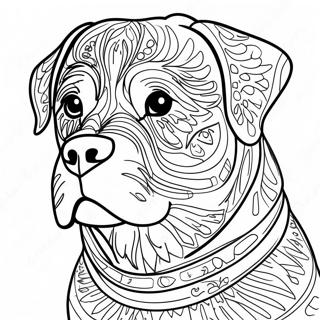 Rottweiler Coloring Pages