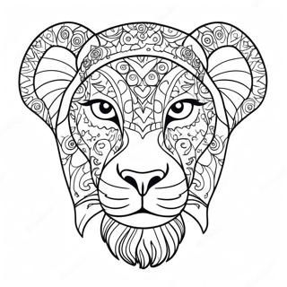 Colorful Africa Wildlife Coloring Page 30959-27763