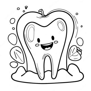 Dental Health Teeth Coloring Page 30978-27775