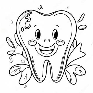 Dental Health Teeth Coloring Page 30978-27776