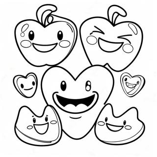 Happy Smiling Teeth Coloring Page 30979-27778