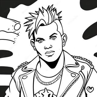 Punk Rock Coloring Page 30988-27782