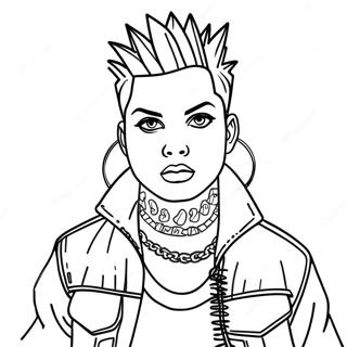 Punk Rock Coloring Page 30988-27784