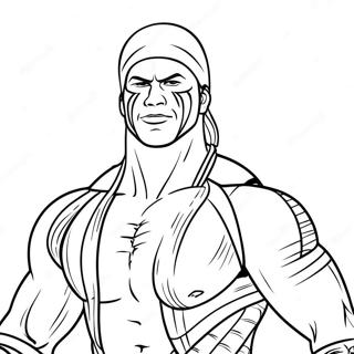 Wwe Coloring Page 3098-2530