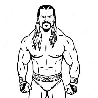 Wwe Coloring Page 3098-2531