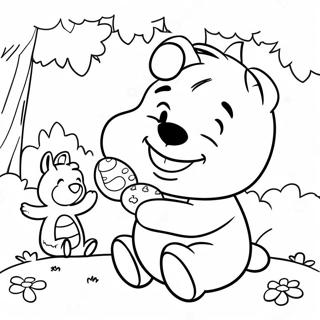 Winnie The Pooh Easter Coloring Page 30998-27790