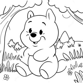 Winnie The Pooh Easter Coloring Page 30998-27792