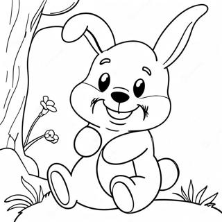 Easter Bunny Winnie The Pooh Coloring Page 30999-27793