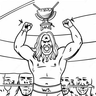 Wwe Championship Match Coloring Page 3099-2535