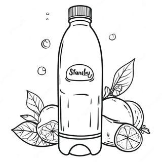 Stanley Water Bottle Coloring Page 31008-27800