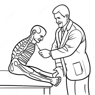 Chiropractic Coloring Pages