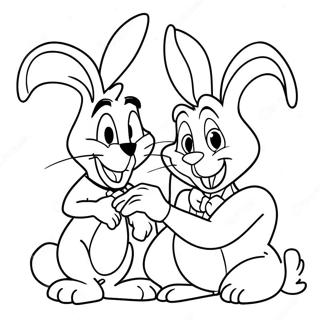 Roger Rabbit And Jessica Rabbit Coloring Page 31049-27833