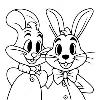 Roger Rabbit And Jessica Rabbit Coloring Page 31049-27835