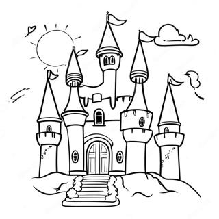 Dream Castle Coloring Page 31058-27838