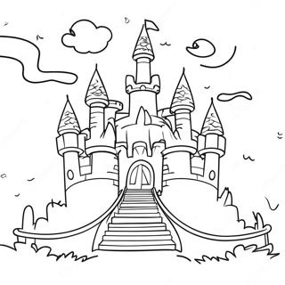 Dream Castle Coloring Page 31058-27839