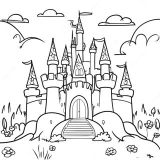 Dream Castle Coloring Page 31058-27840